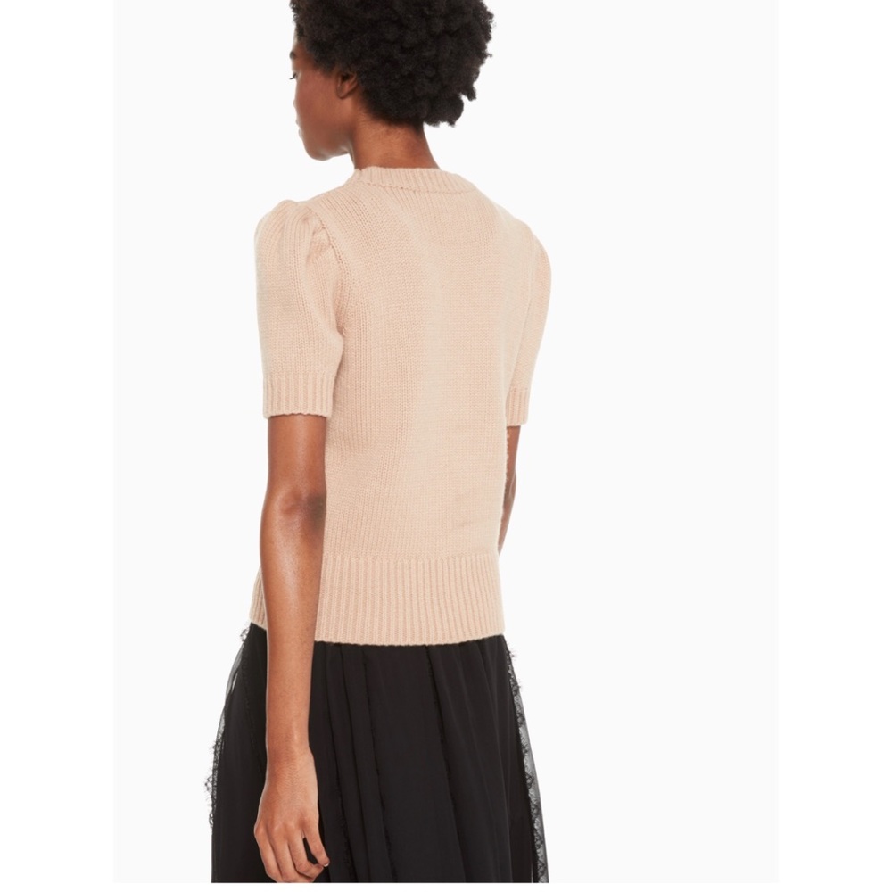 Kate Spade Floral Appliqué Sweater - Picture 3 of 7